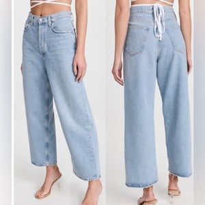 Agolde Low Slung Baggy in Void 23”